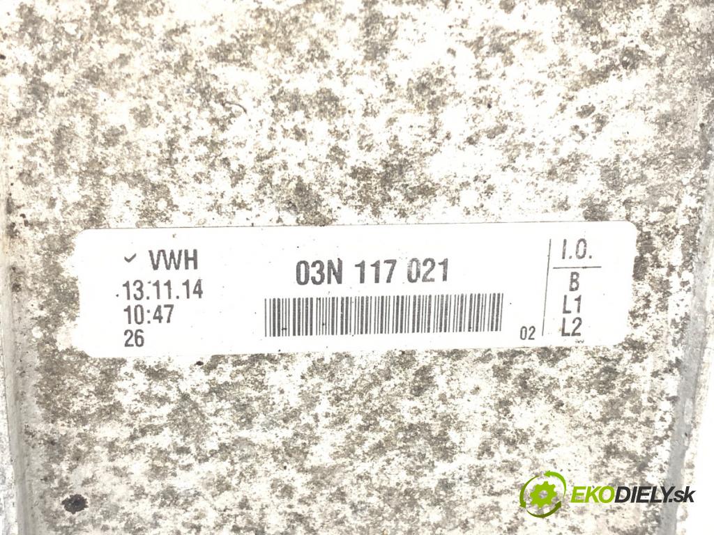 VW PASSAT B8 Kombi 2014 110 kW 2.0 TDI 1968 Obal filtra oleja CHLADIČ: 03N117021