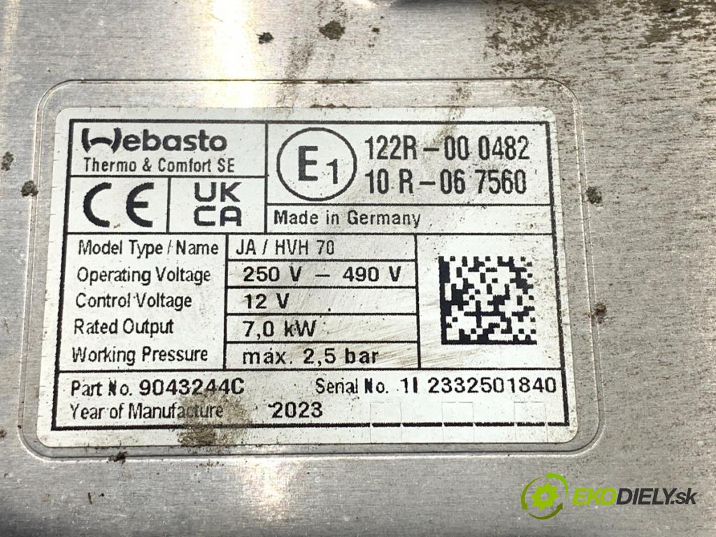CHRYSLER PACIFICA nadwozie wielkoprzestrzenne (MPV) 2018 185 kW 3.6 Hybrid 3604 Modul batérii 68443445AC