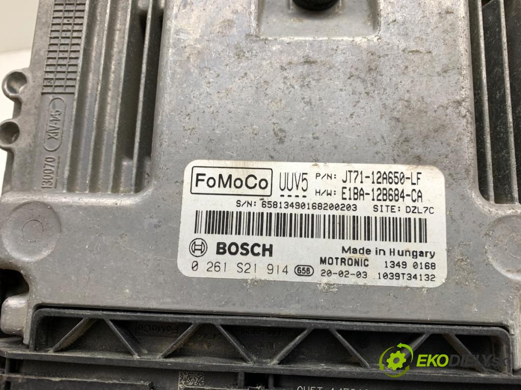FORD TRANSIT COURIER Nadwozie pełne/minivan 2020 74 kW 1.0 EcoBoost 998 riadiaca jednotka Motor JT71-12A650-LF (Riadiaca jednotka)