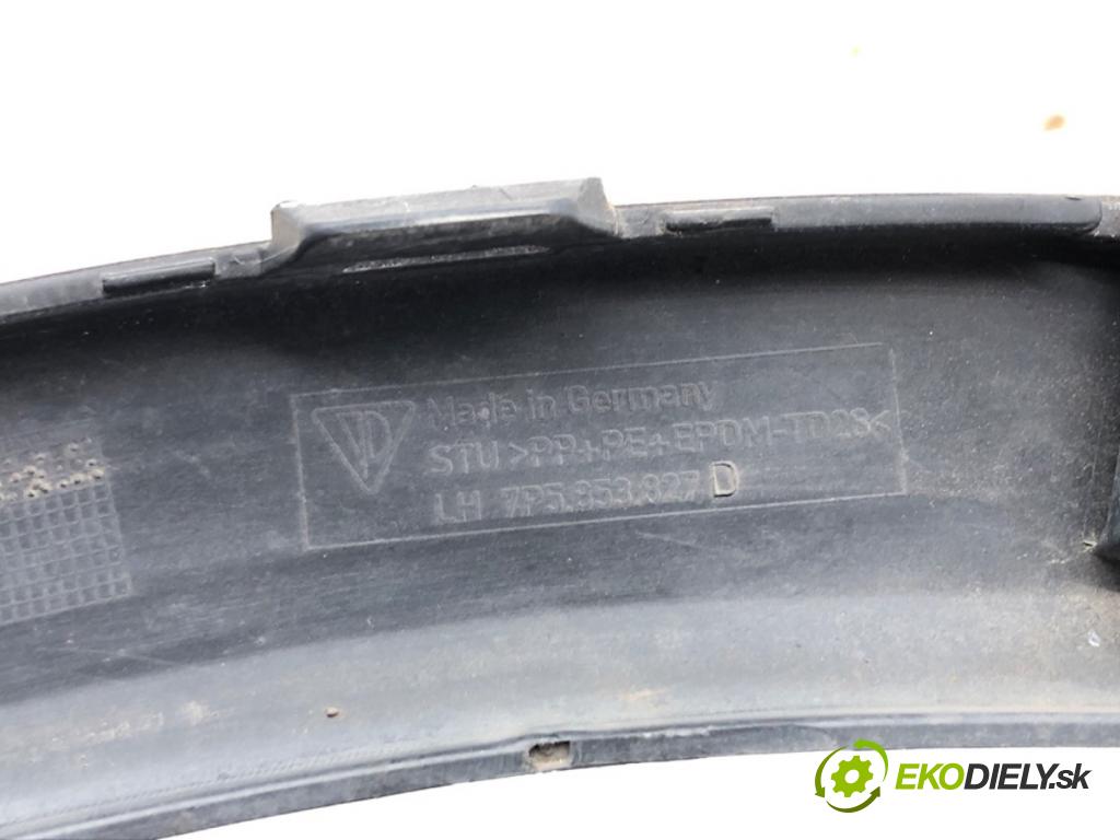 PORSCHE CAYENNE SUV 2013 220 kW 3.6 3598 lišta blatníka zadní část levá strana 7P5853827D (Lišta)