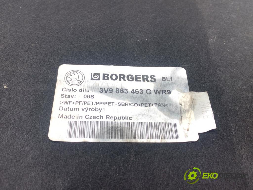 SKODA SUPERB III Kombi 2016 110 kW 2.0 TDI 1968 KRYTINA: kufra 3V9863463G