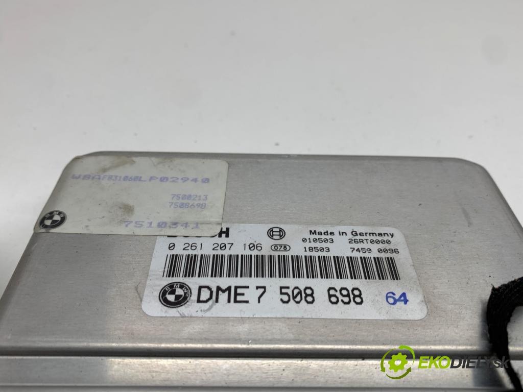 BMW E53 SUV 2001 210 kW 4.4 i 4398 řídící jednotka motora 7508698 0261207106 (Řídicí jednotka)