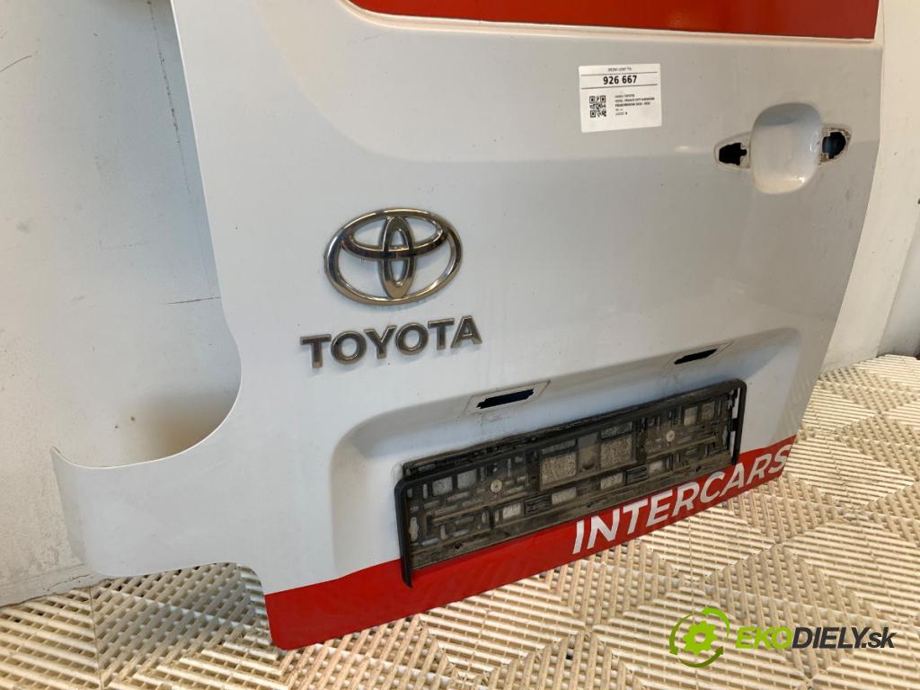 TOYOTA PROACE Nadwozie pełne/minivan 2024 75 kW 1.5 D-4D 100 (BPZMD) 1499 Dvere ľavy zad