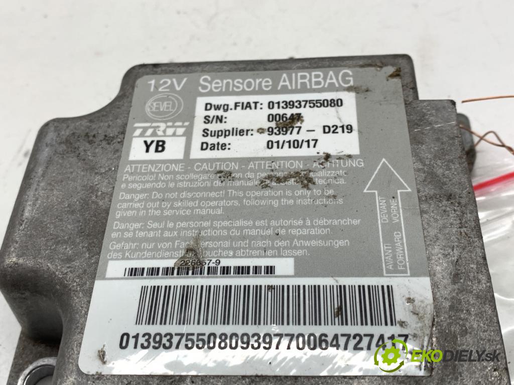 PEUGEOT BOXER I Autobus 2017 96 kW 2.0 BlueHDi 130 1997 senzor airbag 01393755080 (Snímač)