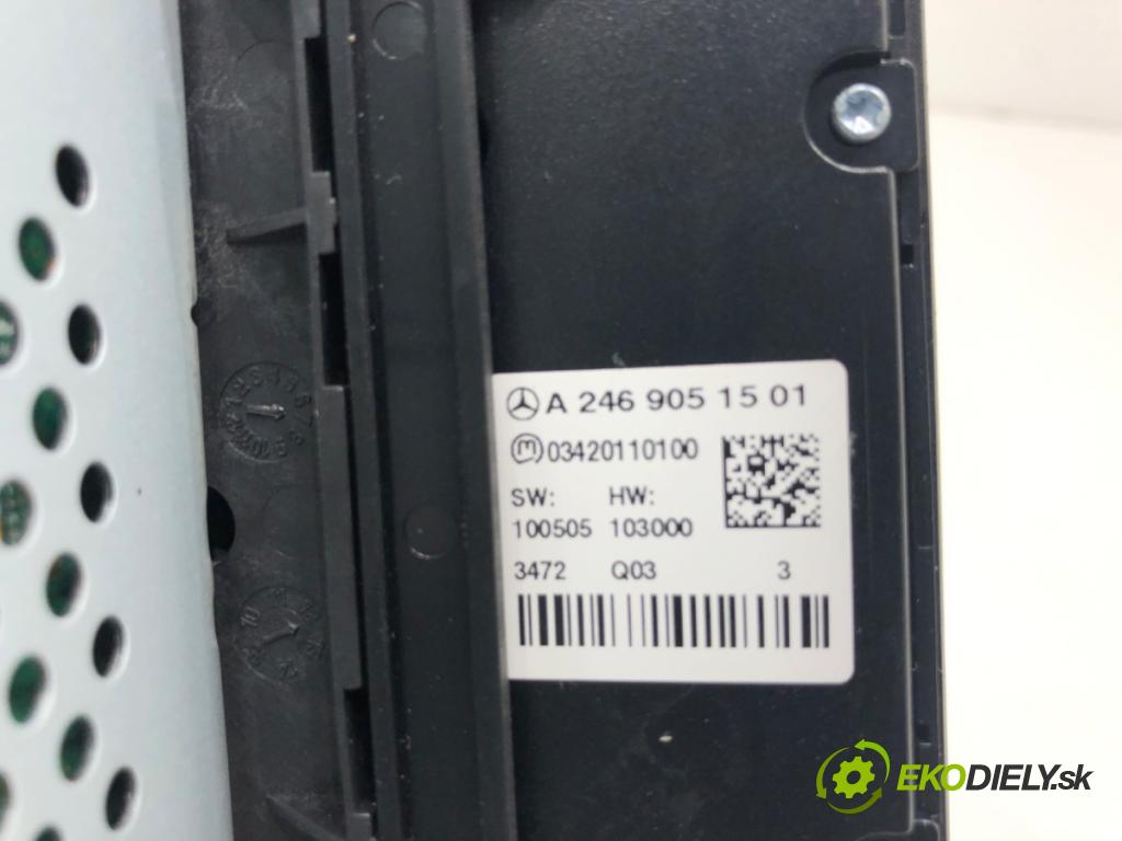 MERCEDES-BENZ W176 liftback 2013 90 kW A 180 (176.042) 1595 RADIO A1769009701 (Audio zariadenie)