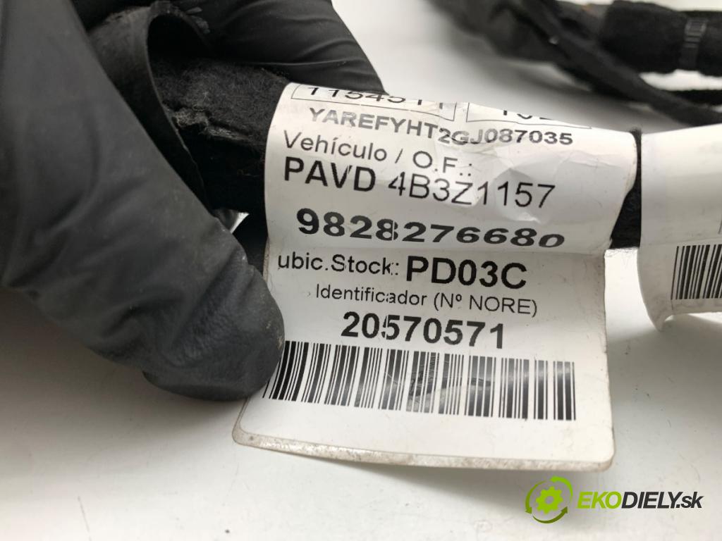 TOYOTA PROACE Nadwozie pełne/minivan 2024 75 kW 1.5 D-4D 100 (BPZMD) 1499 káblovačka dveře přední část pravý 9828276680