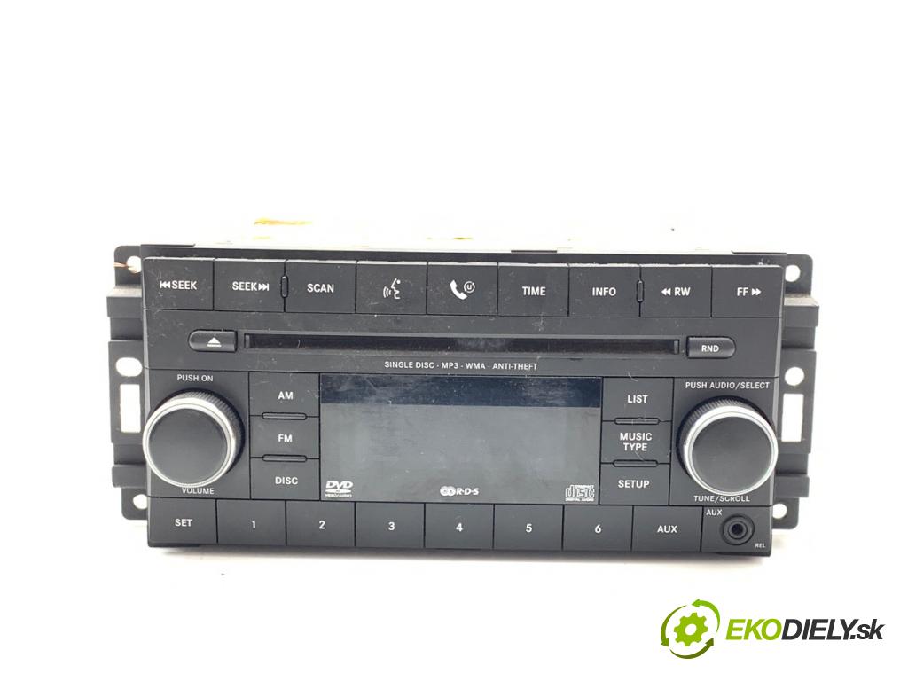 DODGE CHALLENGER coupe 2009 186 kW 3.5 3518 RADIO 05064927AE (Audio zariadenie)