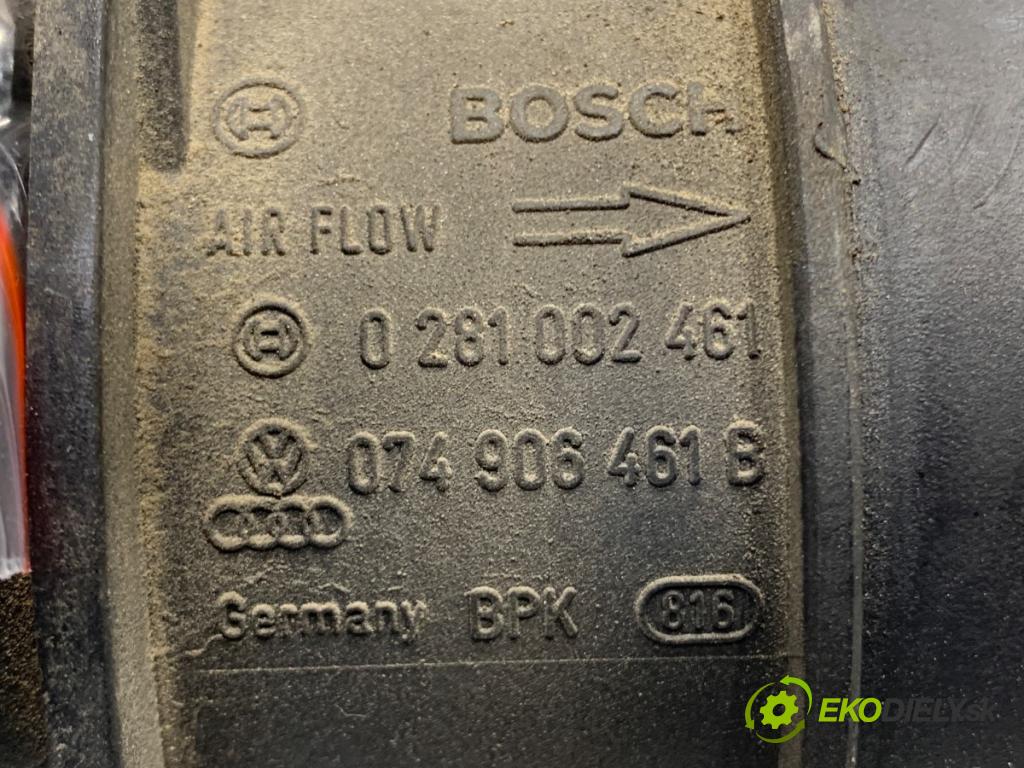 AUDI A4 B7 Kombi 2005 103 kW 2.0 TDI 1968 váha vzduchu 074906461B (Snímač hmotnosti vzduchu)