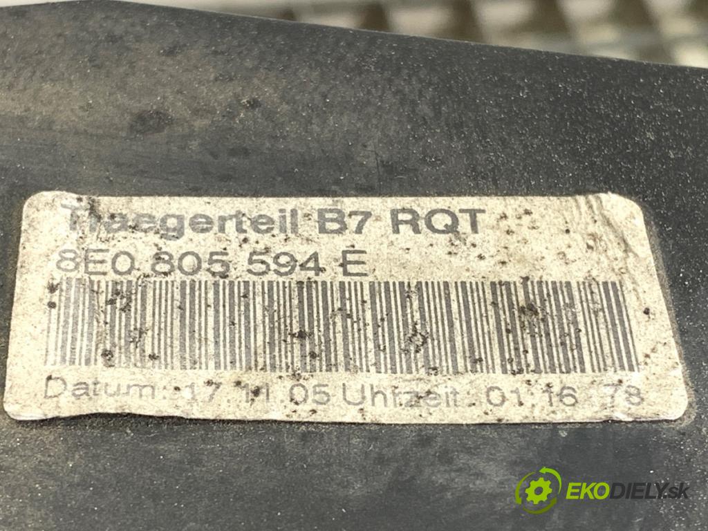 AUDI A4 B7 Kombi 2005 103 kW 2.0 TDI 1968 držák přední část 8E0805594E (Přední výztuha)