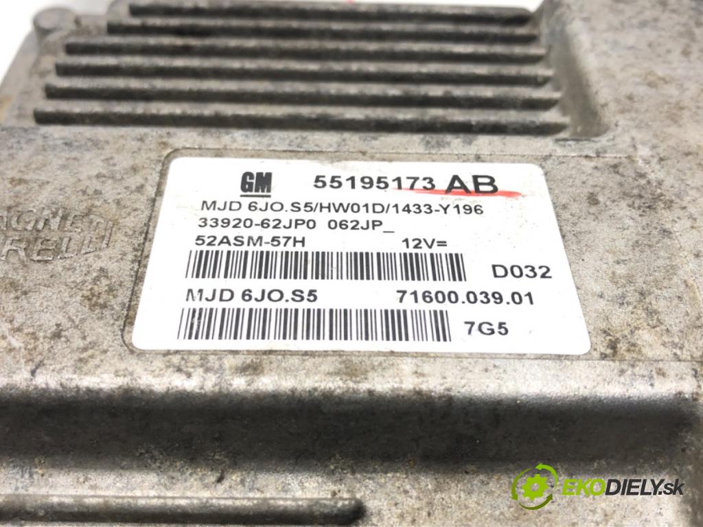 RENAULT CLIO IV Kombi 2014 66 kW 1.5 dCi 90 (KHN3, KHN4) 1461 řídící jednotka motora 55195173AB (Řídicí jednotka)