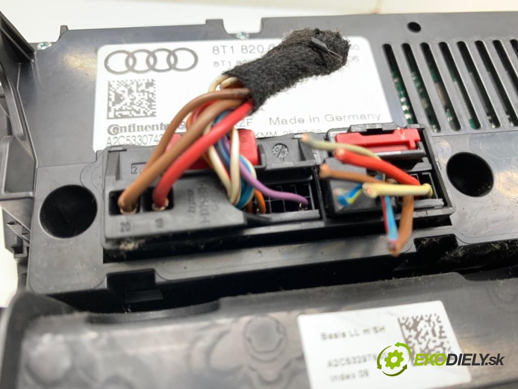 AUDI A4 B8 Kombi 2008 105 kW 2.0 TDI 1968 Panel ovládaní topení 8T1820043AA (Páčky pod volantem)