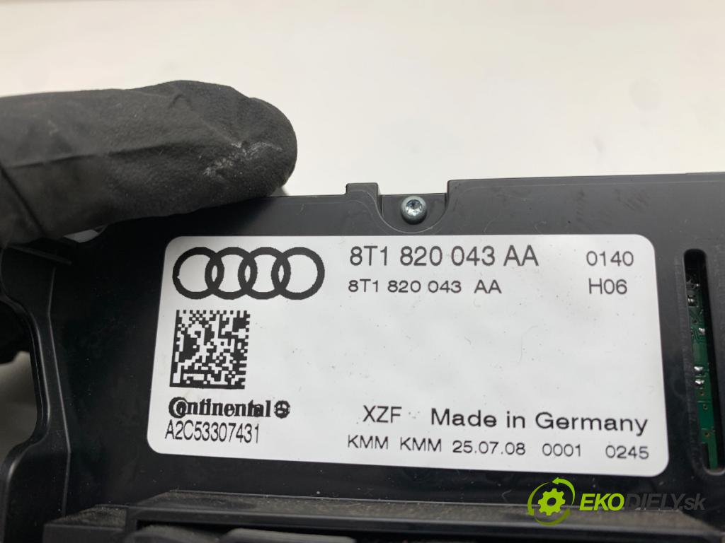 AUDI A4 B8 Kombi 2008 105 kW 2.0 TDI 1968 Panel ovládaní topení 8T1820043AA (Páčky pod volantem)