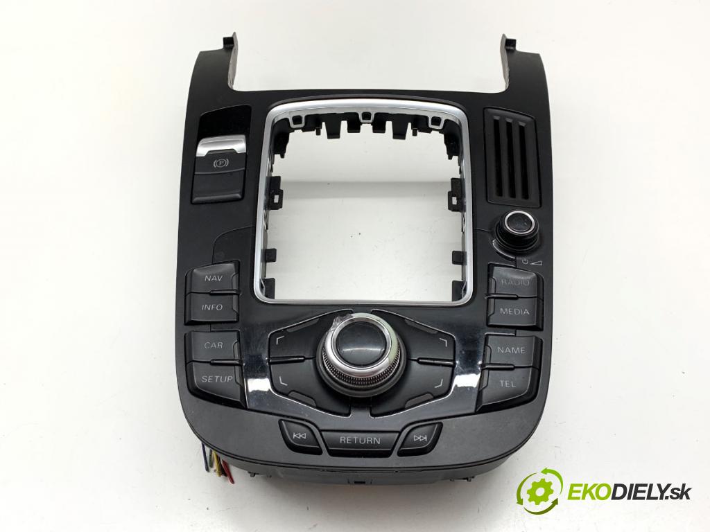 AUDI A4 B8 Kombi 2008 105 kW 2.0 TDI 1968 Panel ovládaní radia navigace 8T0919609WFX
