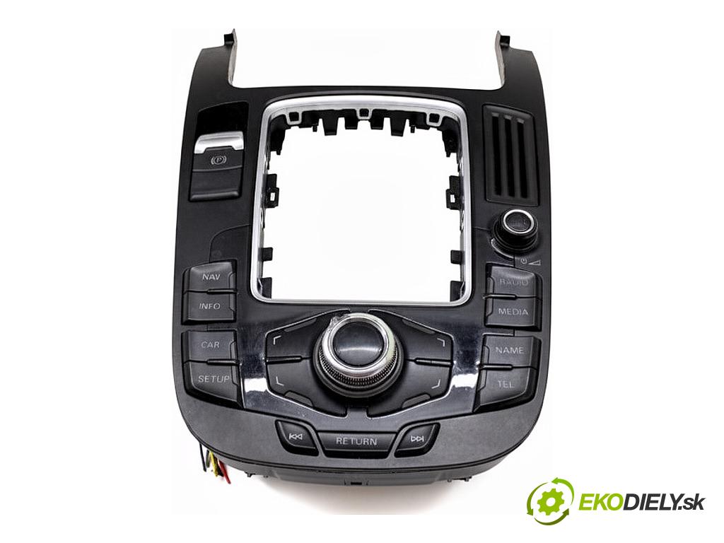 AUDI A4 B8 Kombi 2008 105 kW 2.0 TDI 1968 Panel ovládaní radia navigace 8T0919609WFX