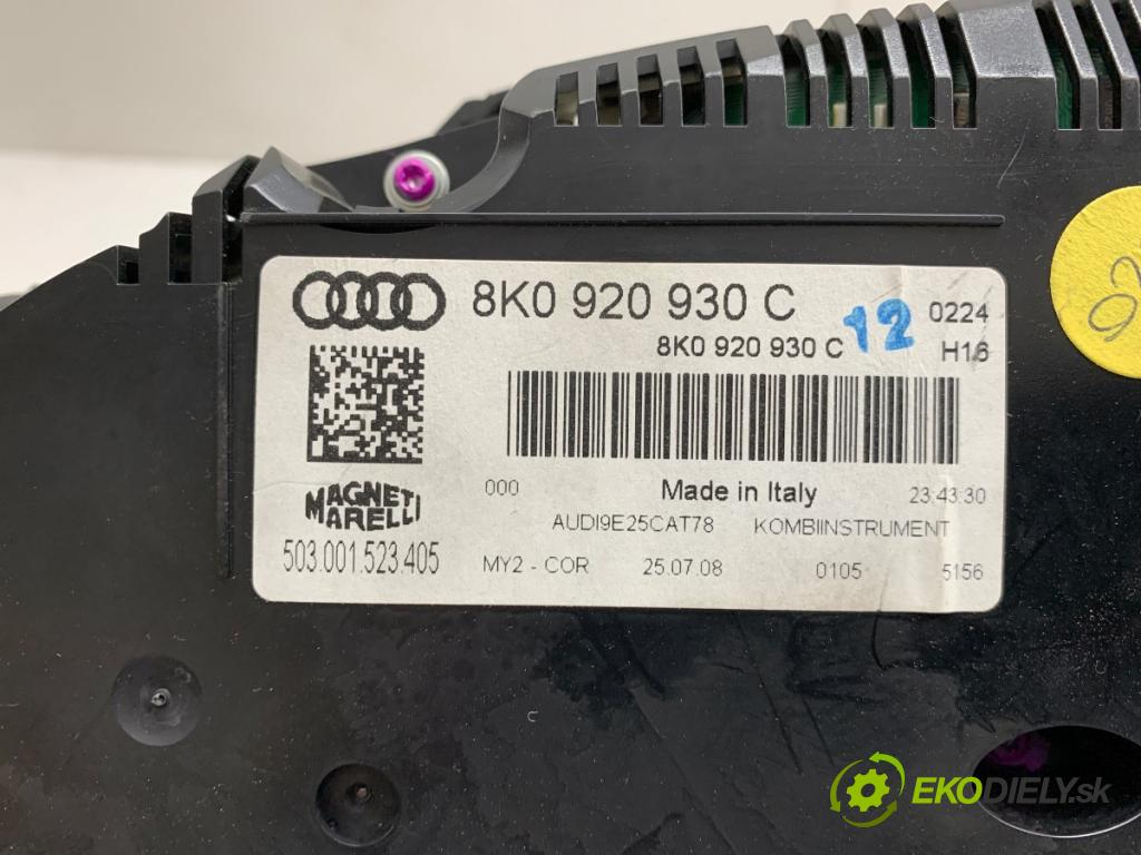 AUDI A4 B8 Kombi 2008 105 kW 2.0 TDI 1968 Prístrojovka 8K0920930C (Prístrojová doska)