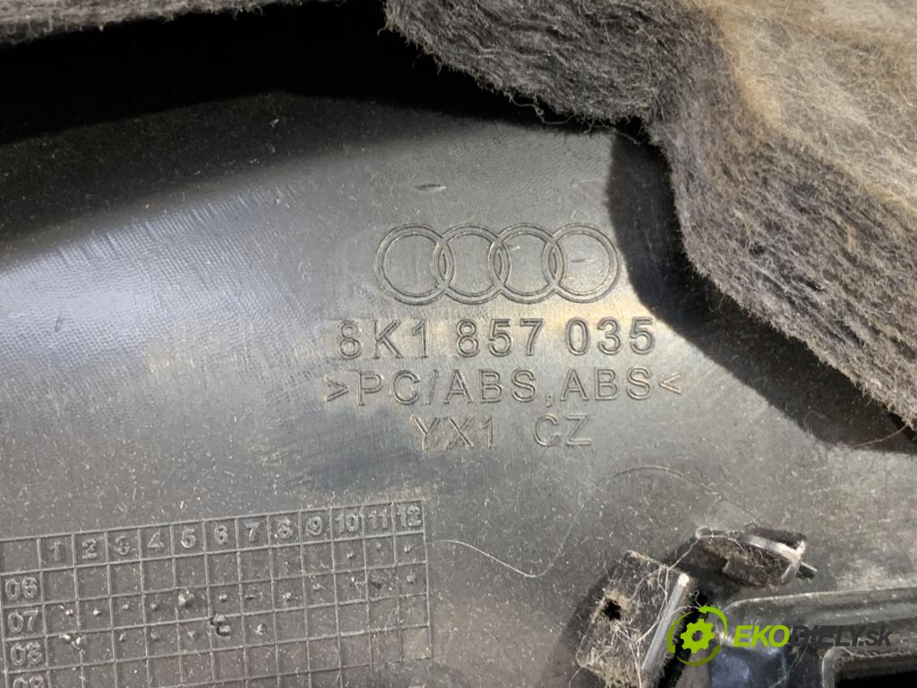 AUDI A4 B8 Kombi 2008 105 kW 2.0 TDI 1968 Priehradka, kastlík spolujazdca 8K1857035 (Priehradka (kastlík))