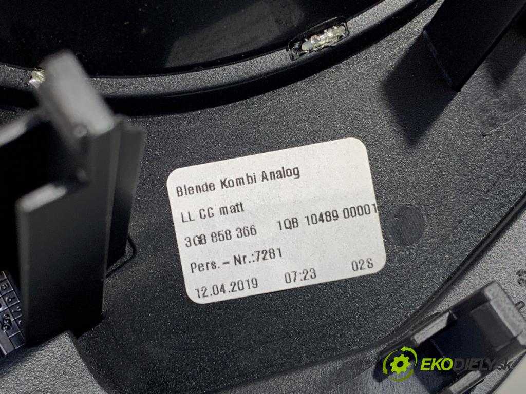 VW ARTEON liftback 2019 110 kW 2.0 TDI 1968 rámeček přístrojovky 3G1858366