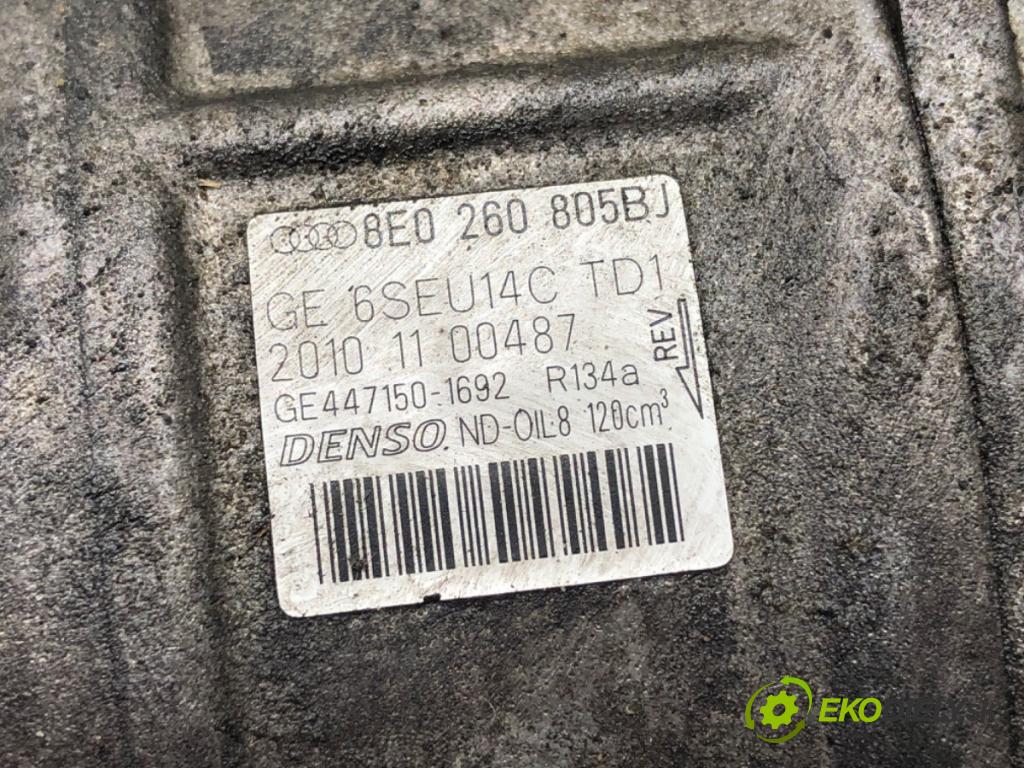 AUDI A4 B7 Kombi 2005 103 kW 2.0 TDI 1968 Kompresor klimatizácie 8E0260805BJ (Kompresor klimatizácie)