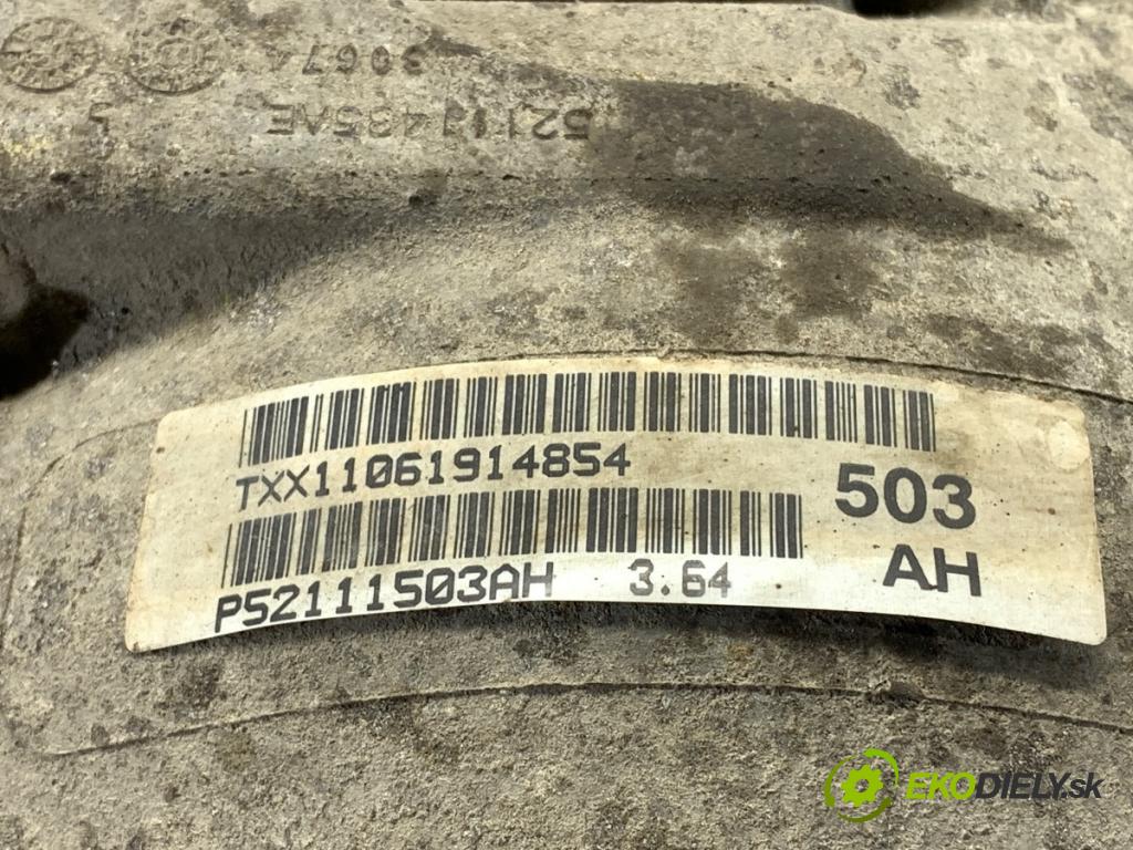DODGE CHALLENGER coupe 2009 186 kW 3.5 3518 Most diferenciál zadní část P52111503AH