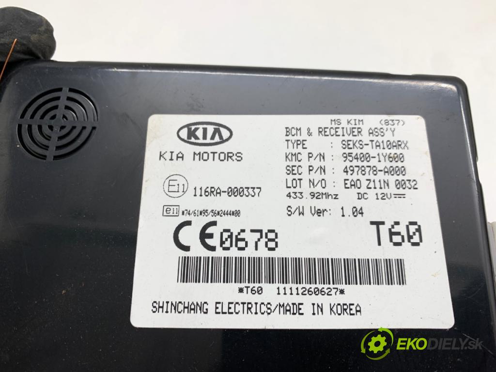 KIA PICANTO II liftback 2012 51 kW 1.0 998 modul BCM 95400-1Y600 (Řídící jednotka ostatní)