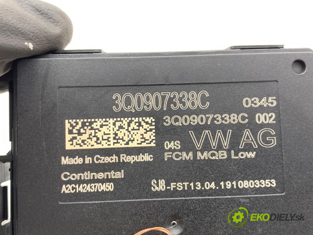VW ARTEON liftback 2019 110 kW 2.0 TDI 1968 modul GATEWAY 3Q0907338C