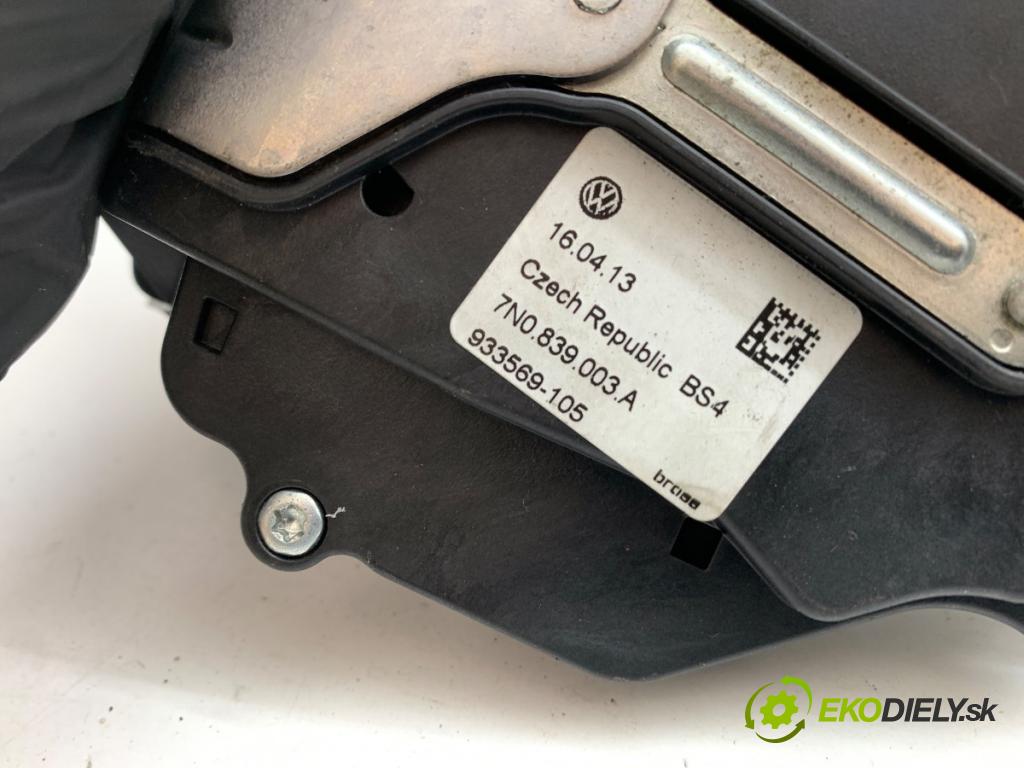 VW SHARAN nadwozie wielkoprzestrzenne (MPV) 2013 130 kW 2.0 TDI 1968 zámok Dvere ľavy zad 7N0839015C