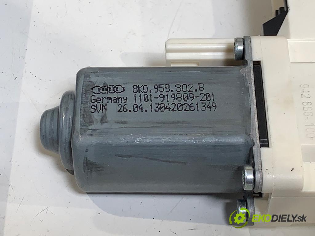 VW SHARAN nadwozie wielkoprzestrzenne (MPV) 2013 130 kW 2.0 TDI 1968 Mechanizmus okna ľavy zad 8K0959802B