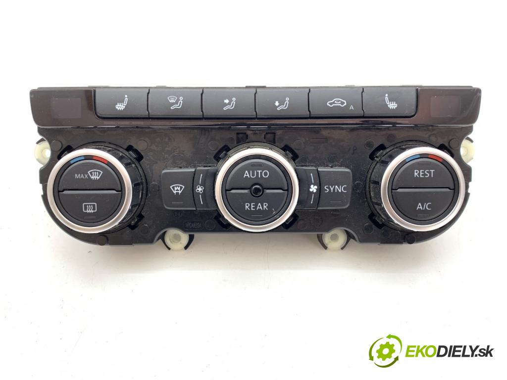 VW SHARAN nadwozie wielkoprzestrzenne (MPV) 2013 130 kW 2.0 TDI 1968 Panel ovládania kúrenia 7N0907044P (Prepínacie páčky pod volantom)