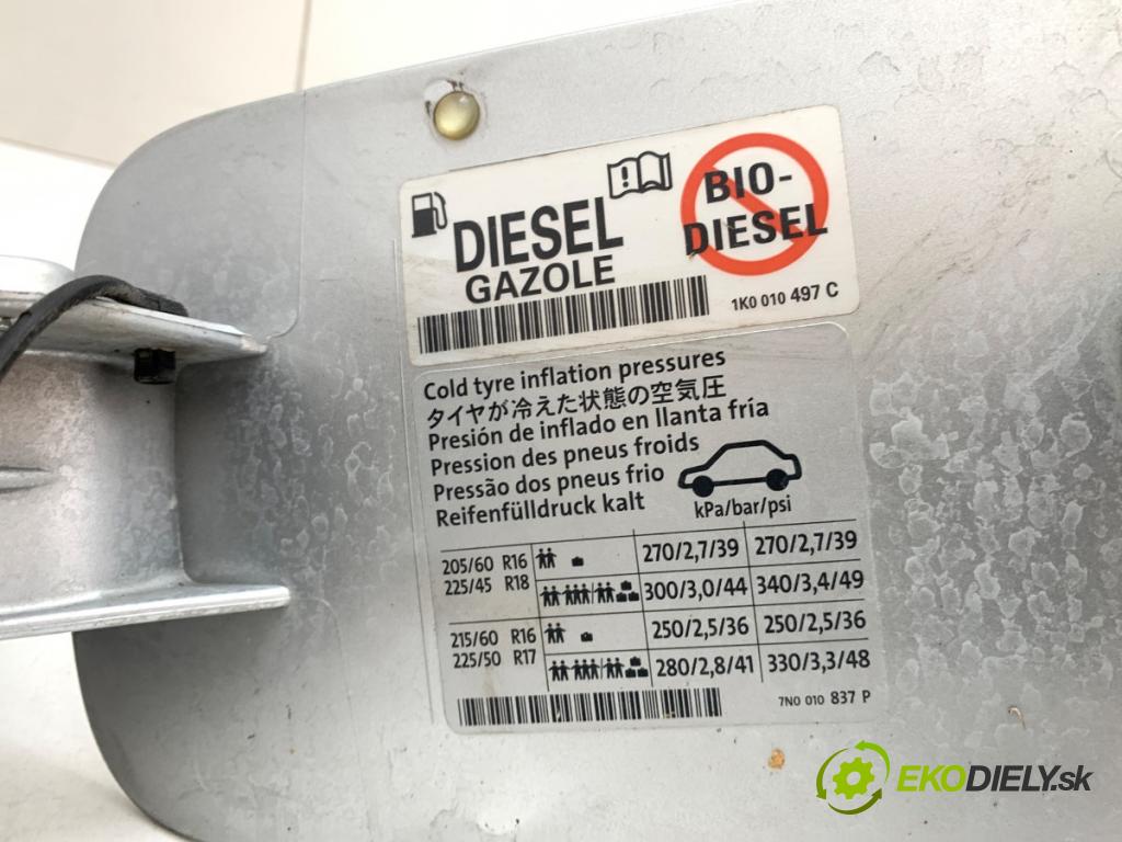 VW SHARAN nadwozie wielkoprzestrzenne (MPV) 2013 130 kW 2.0 TDI 1968 dvířka nádrže paliva 7N0809857A (Klika dveří ostatní)