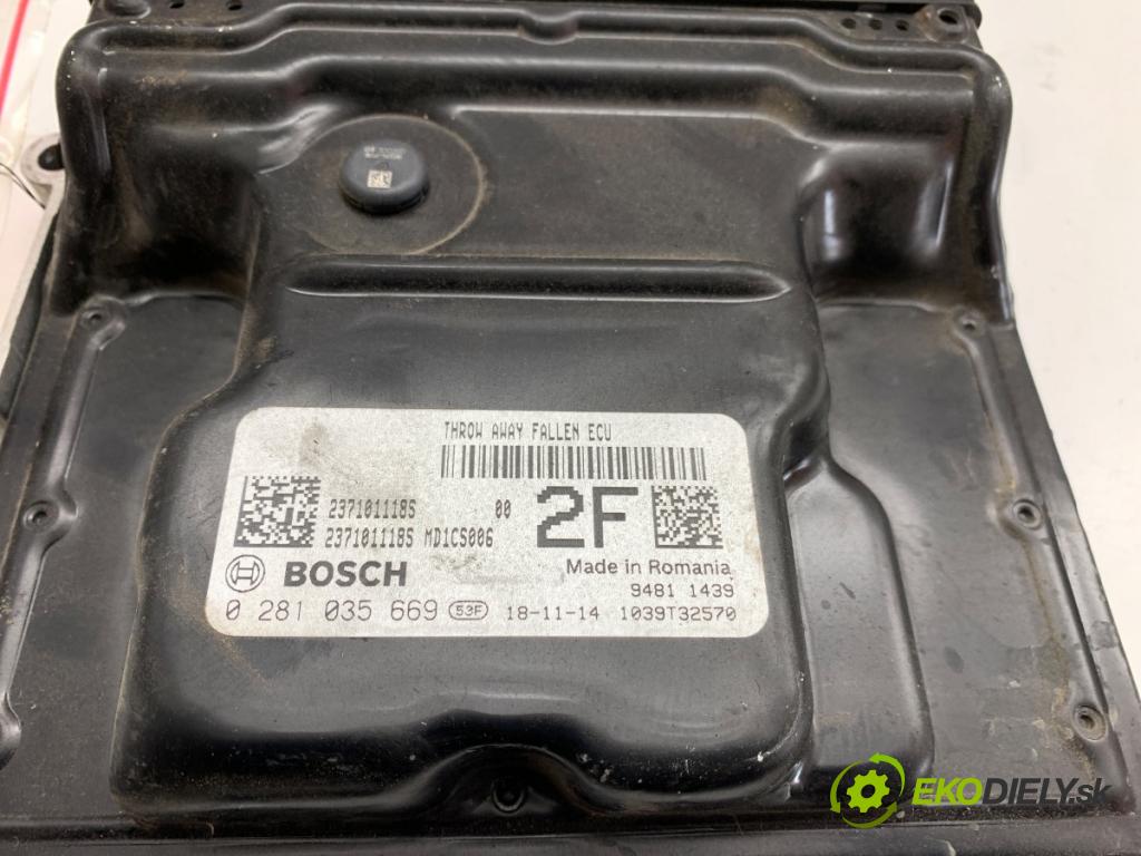 DACIA LOGAN II Kombi 2019 70 kW 1.5 Blue dCi 95 (K8JL) 1461 riadiaca jednotka Motor 0281035669 (Riadiaca jednotka)