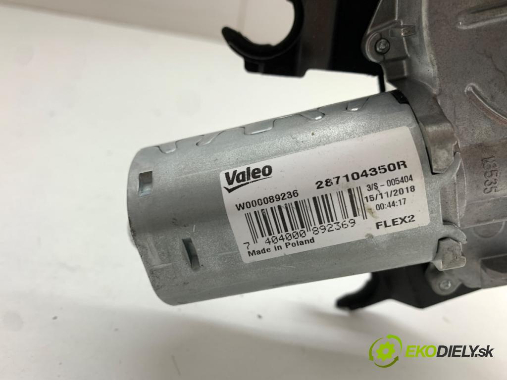 DACIA LOGAN II Kombi 2019 70 kW 1.5 Blue dCi 95 (K8JL) 1461 Motor stieračov zad 287104350R