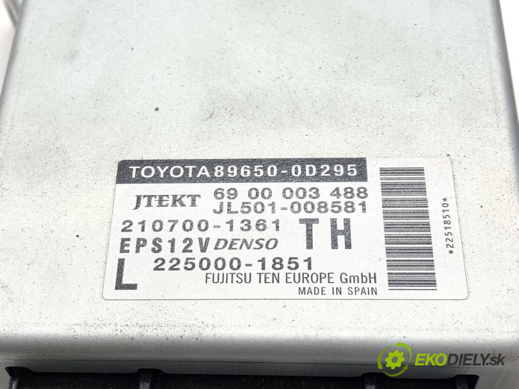 TOYOTA YARIS III liftback 2016 51 kW 1.0 (KSP130_) 998 modul servočerpadlo 89650-0D295 (Řídící jednotka ostatní)