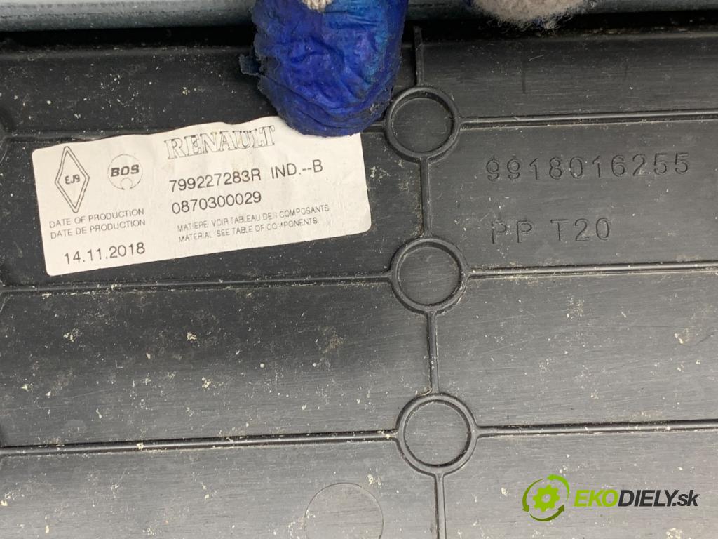 DACIA LOGAN II Kombi 2019 70 kW 1.5 Blue dCi 95 (K8JL) 1461 pláto zadní část Roleta 799227283R
