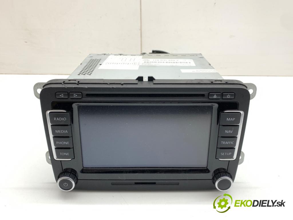 VW SHARAN nadwozie wielkoprzestrzenne (MPV) 2013 130 kW 2.0 TDI 1968 RADIO 1T0035680P (Audio zariadenie)