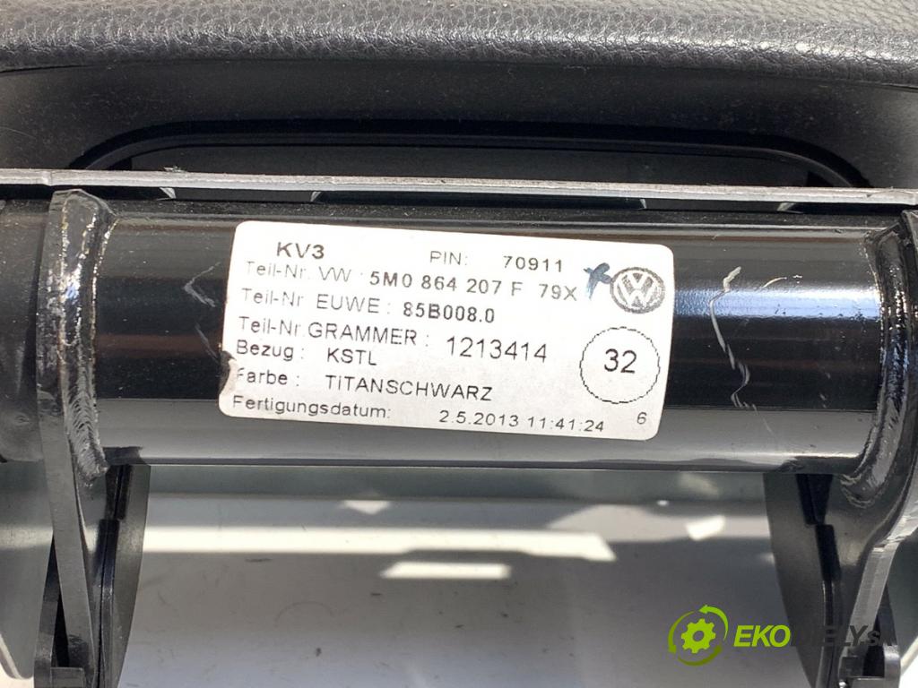 VW SHARAN nadwozie wielkoprzestrzenne (MPV) 2013 130 kW 2.0 TDI 1968 Lakťová opierka 5M0864207F (Lakťová opierka)