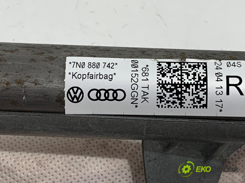 VW SHARAN nadwozie wielkoprzestrzenne (MPV) 2013 130 kW 2.0 TDI 1968 stropní pravý 7N0880742
