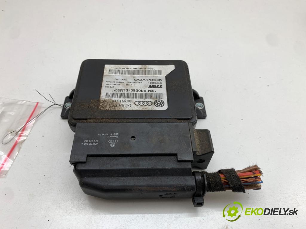 AUDI A6 C6 sedan 2004 165 kW 3.0 TDI quattro 2967 modul brzdy ruční brzdy 4F0907801