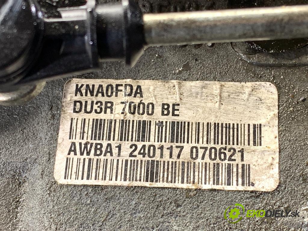 RENAULT ESPACE V nadwozie wielkoprzestrzenne (MPV) 2017 118 kW 1.6 dCi 160 1598 převodovka DU3R7000BE (Převodovka)