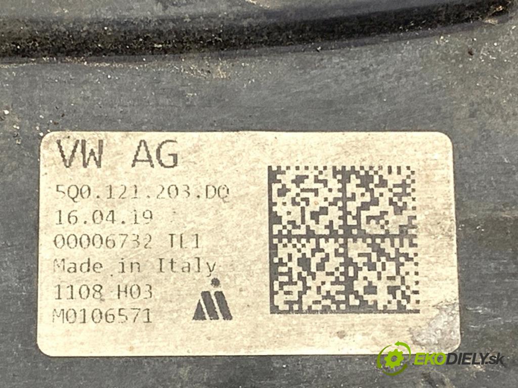 VW ARTEON liftback 2019 110 kW 2.0 TDI 1968 Ventilátor chladiča 5Q0121203DQ 5Q0121205BB (Ventilátor)