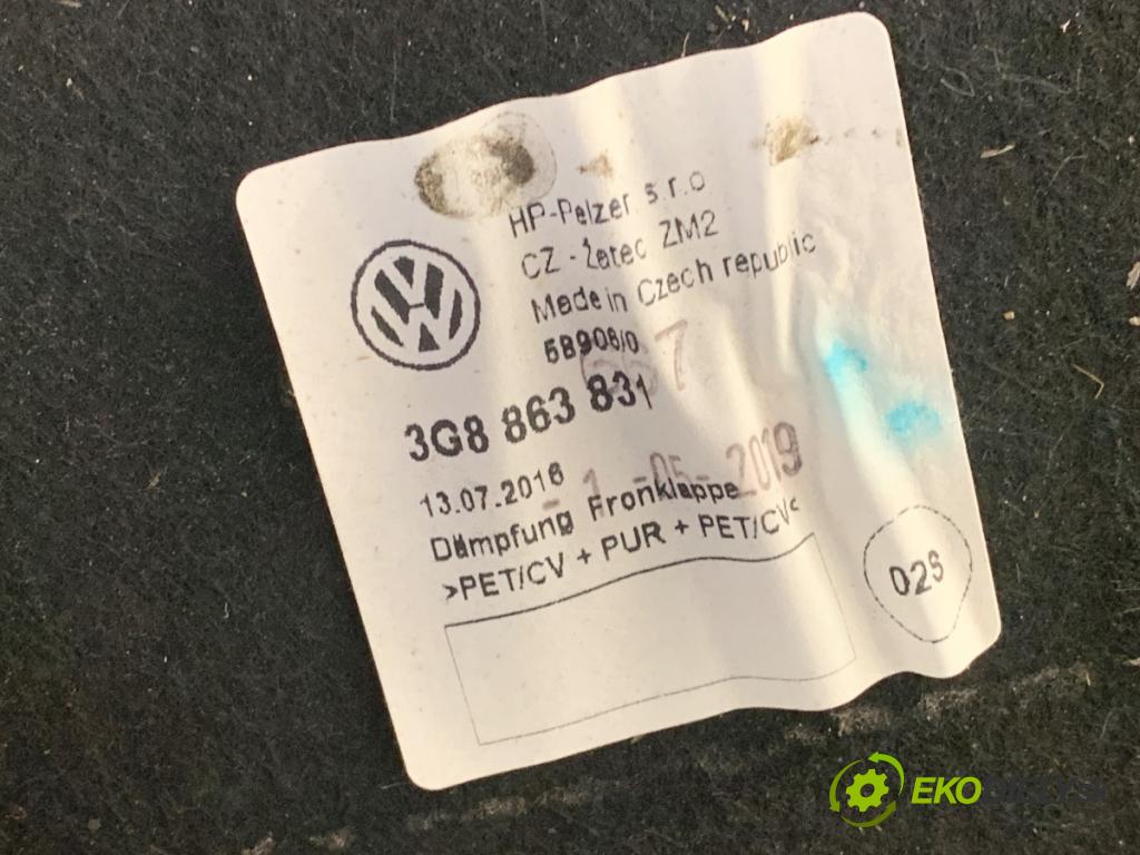 VW ARTEON liftback 2019 110 kW 2.0 TDI 1968 odhlučnění kapoty 3G8863831
