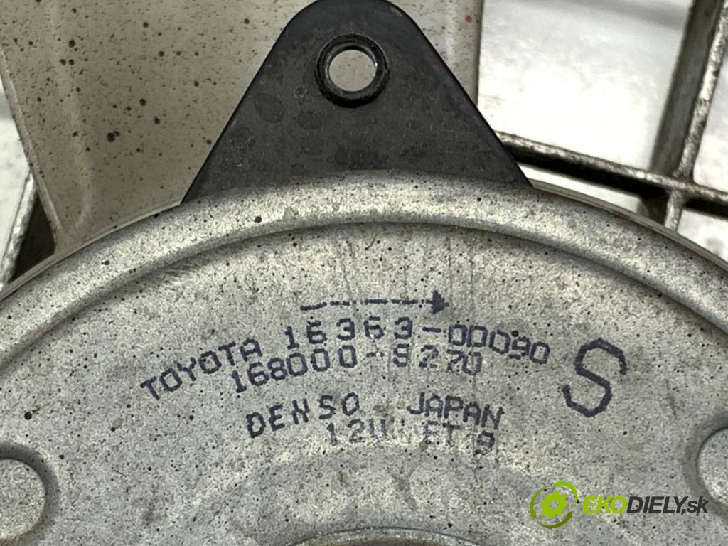 TOYOTA YARIS III liftback 2016 51 kW 1.0 (KSP130_) 998 Ventilátor chladiča 16363-0D090 (Ventilátor)