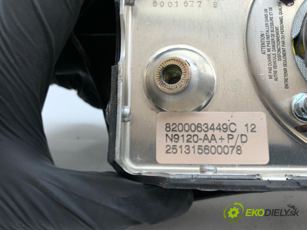 RENAULT MASTER II Skrzynia 2003 84 kW 2.8 dTI 2799 AirBag volantu 8200063449C (Airbag)