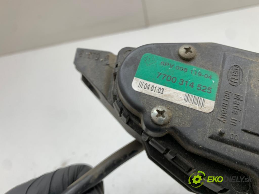 RENAULT MASTER II Skrzynia 2003 84 kW 2.8 dTI 2799 potenciometr plynového pedálu 7700314525 (Potenciometr plynového pedálu)