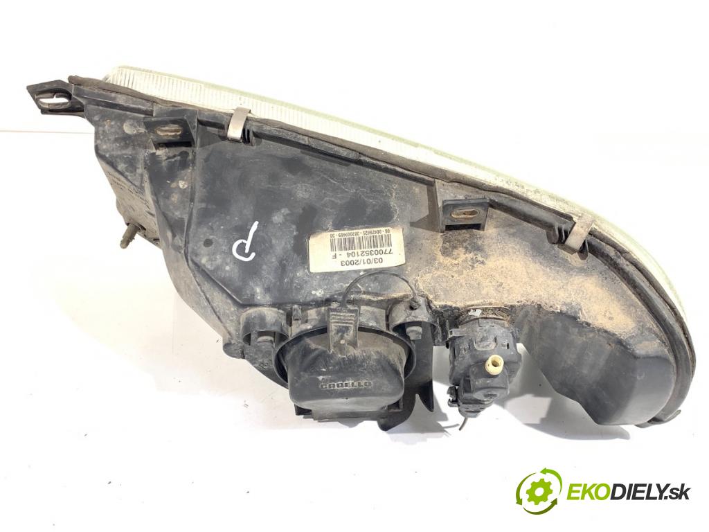 RENAULT MASTER II Skrzynia 2003 84 kW 2.8 dTI 2799 světlomet pravý přední část 7700352104