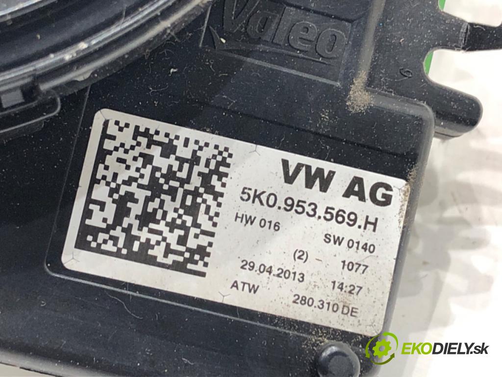 VW SHARAN nadwozie wielkoprzestrzenne (MPV) 2013 130 kW 2.0 TDI 1968 kroužek slimák airbag 5K0953569H (Airbag)