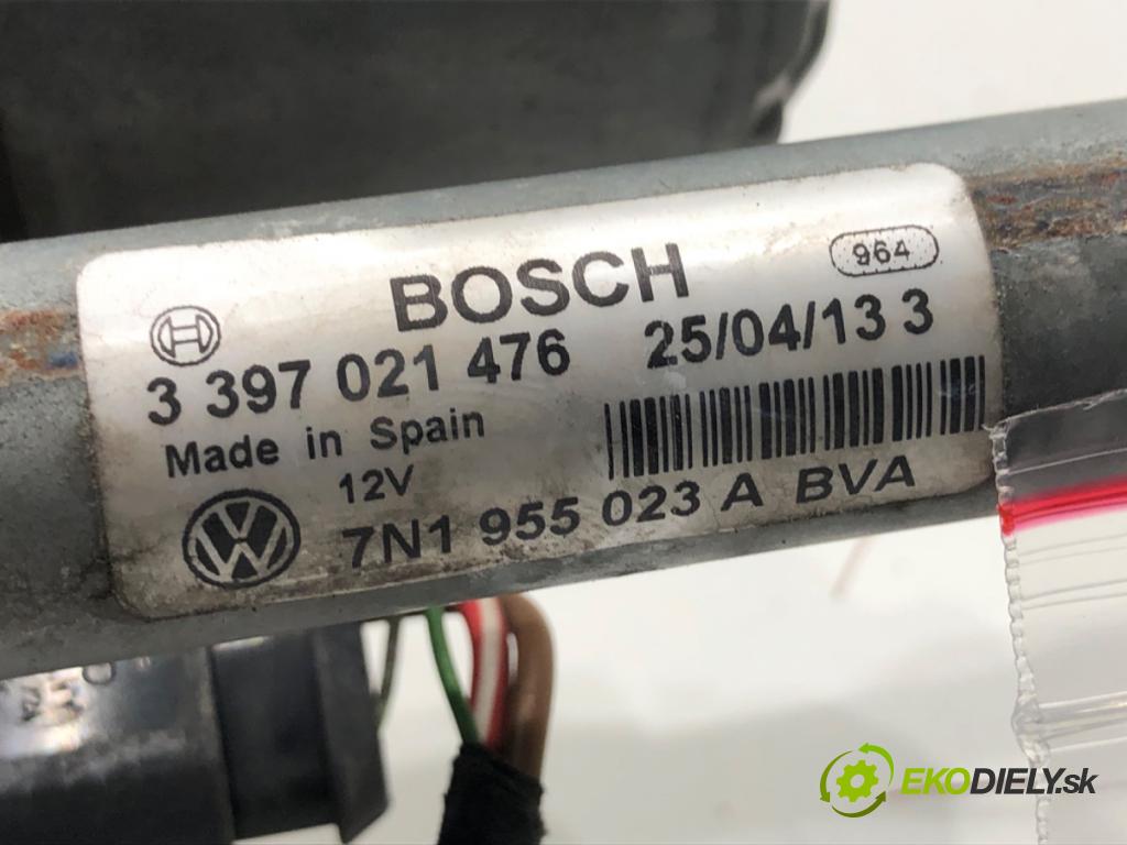 VW SHARAN nadwozie wielkoprzestrzenne (MPV) 2013 130 kW 2.0 TDI 1968 mechanismus stěračů přední část 7N1955023A (Motorek stěračů přední)