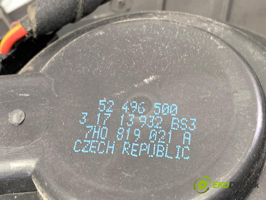 VW SHARAN nadwozie wielkoprzestrzenne (MPV) 2013 130 kW 2.0 TDI 1968 topné těleso radiátor topení zadní část 7N0820004C