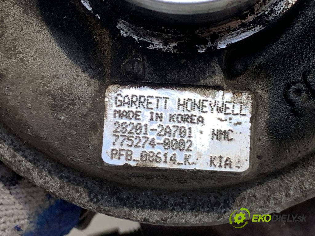 KIA CEED liftback 2012 94 kW 1.6 CRDi 128 1582 turbo 28201-2A701 (Kompletní turbodmychadlo)