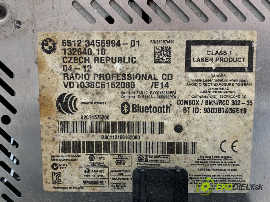 MINI R56 liftback 2012 55 kW One 1598 RADIO 3456994 (Audio zariadenie)