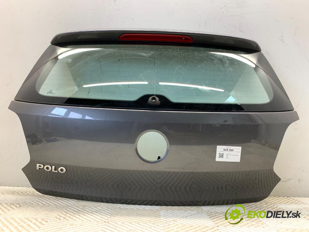 VW POLO V liftback 2013 44 kW 1.2 1198 kapota zadní část LD7R
